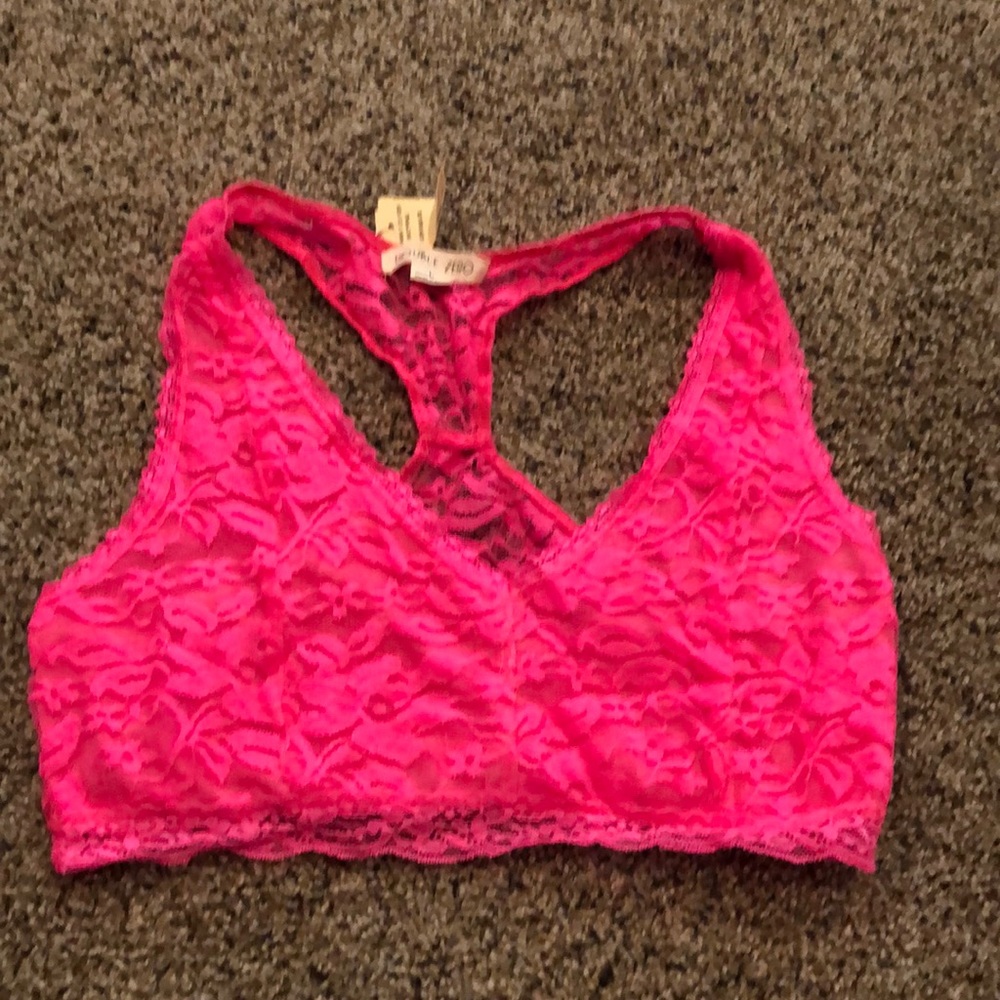 Pink bralette